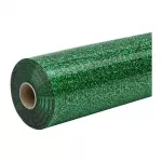 HTVRONT terminio perkėlimo plėvelė su blizgučiais, 30.5 cm &times; 90 cm, žalia