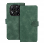 TENDER knygos tipo dėklas telefonui XIAOMI Redmi Note 14 PRO 4G žalias