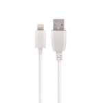 Setty USB kabelis 1m 2,4A MFI Lightning baltos spalvos R