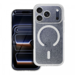 CLEAR MAG COVER dėklas telefonui su kameros apsauga, suderinamas su Magnetiniu IPHONE 17 PRO permatomas blizgantis