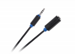 Cabletech Standard 3,5 mm jack ki&scaron;tuko&ndash;lizdo kabelis, 1,8 m