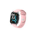 I&scaron;manusis laikrodis Forever SW-115 lite square SPACE GRAY/PINK