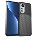 Thunder dėklas telefonui Xiaomi 12 Lite silikoninis &scaron;arvuotas dėklas juodas