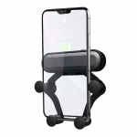 Automobilinis universalus telefono laikiklis Omega (4.7-6.5 colių) tvirtinamas ant ventiliacijos grotelių,juodas