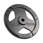REBEL ACTIVE ketaus svorių diskas, 20 kg, 31 mm anga, su rankenomis
