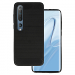 Galinė dėklas CARBON XIAOMI MI 10/MI 10 PRO juodas