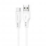 USB kabelis Acefast C3-04 USB-A to USB-C 1.2m baltas