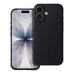 Silikoninis MAG COVER dėklas su MagSafe IPHONE 17 juodas