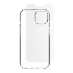 ZAGG IF Defense rinkinys dėklas iPhone 16e (2025) / 15 / 14 / 13 - Permatomas