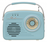 Setty Bluetooth garsiakalbis su radiju Retro P350 mėlynas