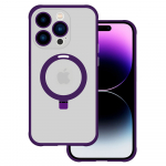 Tel Protect Magical Magnetinis Dėklas su stovu Iphone 15 Pro Max violetinis