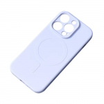 Magnetinis suderinamas silikoninis dėklas iPhone 15 Pro - mėlynas