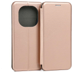 Beline Book Magnetic knygutės tipo dėklas Xiaomi Redmi Note 14 Pro Plus 5G rožinis auksinis