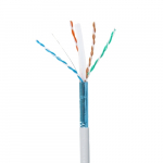 Datu kabelis 4×2x0.55mm Cat6 F/UTP balts PVC 305m (SEC6FTP)