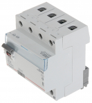 LIKUTINĖS GRANDINĖS I&Scaron;JUNGIKLIS LE-411709 TRIJŲ FAZIŲ AC 30mA 63A LEGRAND
