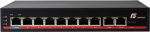 GETFORT POE SWITCH 8+2 Gigabit Ethernet 120W