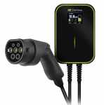 ELEKTRINIS AUTOMOBILIŲ ĮKROVIKLIS Green Cell WALLBOX EV POWERBOX 22kW TYPE 2 (6m) 3-FAZIŲ EV14