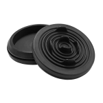 Atidaroma T formos jungtis vamzdžiams, &Oslash;25 mm, PC, be halogenų, -25&deg;C/+90&deg;C, juoda (RAL 9005) (DIETZ