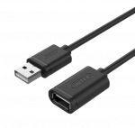 UNITEK Y-C449GBK Unitek USB plėtinio keitiklis USB2.0 AM-AF, 1,5m; Y-C449GBK