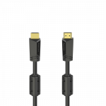 HAMA didelės spartos HDMI kabelio ki&scaron;tukas – ki&scaron;tukas Ethernet paauksuotas 10m