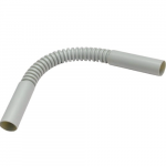 Lanksti kampinė jungtis, &Oslash;25 mm, PVC, pilka (RAL7035) (MINBUD) ZCL-25