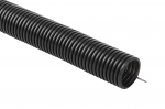 Lankstus gofruotas montavimo vamzdis, PVC, UV, 320N, su pilotu 25/21 50m