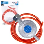 Propano ir butano dujų prijungimo rinkinys, 37 mbar, žarna 2 m GEKO G80543