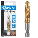 HSS grąžtas-sriegiklis su HEX kotu, M10 &times; 1,50 mm GEKO G38135