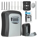 Key safe 4-digit combination lock