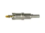 Karbidinė gręžimo karūna metalui TCT, 22 mm, su titanu dengtu grąžtu GEKO G39683