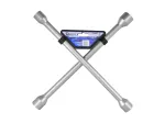 Chromuotas kryžminis ratų raktas 17 / 19 / 21 / 22 mm, 14&Prime; GEKO G10050