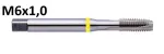 Sriegiklis M6x1,0 HSS-E Form B for through holes M6x1mm, Exact