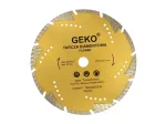 Turbo Teeth Segmented Diamond Blade "Flower" 230x22mm GEKO Profi