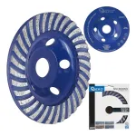 Deimantinis &scaron;lifavimo diskas TURBO, 125 mm, 22,23 mm, 5 mm segmentai GEKO G00377