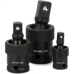 Universalių &scaron;arnyrų smūginių rinkinys 3vnt. 1/4"+3/8"+1/2"