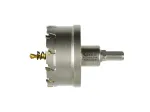 Karbidinė gręžimo karūna metalui TCT, 65 mm, su titanu dengtu grąžtu GEKO G39692