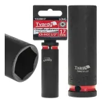 Ilga smūginė galvutė 1/2&Prime;, 6 briaunų, 17 mm, CrMo TVARDY T00211-17