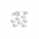 Kabelių montavimo spaustukai 14,2 x 13,6 mm, 10 vnt. KD10084