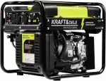 Inverterinis elektros generatorius KRAFTDELE 4000W 230V KD134