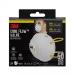 Respiratorius su i&scaron;kvėpimo vožtuvu 8812, retail FFP1, 3M