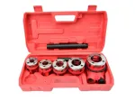 Vamzdžių sriegimo rinkinys su terk&scaron;le, 3/8&ndash;1 1/4", 5 galvutės GEKO G01001
