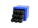 Figure Punch Number Stamps Set 9pc 8mm
