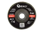 Lapelinės struktūros silicio karbido &scaron;lifavimo diskas, 125 mm, P40 GEKO G78411