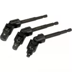 Adapterių suktuvui &scaron;arnyrinių rink. 1/4"+3/8"+1/2" (3vnt) 125mm