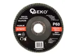 Lapelinės struktūros silicio karbido &scaron;lifavimo diskas, 125 mm, P60 GEKO G78412