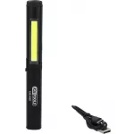&Scaron;viestuvas LED COB su UV-Spot LED ir lazeriniu žymekliu 350 luumen, KS Tools