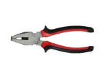 Poliruotos universalios replės, 180 mm, raudona ir juoda GEKO G01621