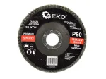 Lapelinės struktūros silicio karbido &scaron;lifavimo diskas, 125 mm, P80 GEKO G78413