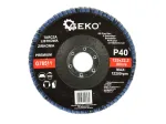 Lapelinės struktūros cirkonio korundo &scaron;lifavimo diskas, 125 mm, P40 GEKO G78511