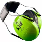 Apsauginės ausinės vaikams Peltor Kid SNR 27dB, žalios, 3M